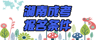 湖南成考報(bào)名條件